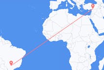 从阿拉萨图巴飞往加濟安泰普的航班