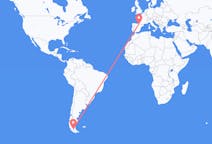 Flyreiser fra Punta Arenas, Chile til Pamplona, Spania