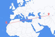 Flyrejser fra Shymkent til Tenerife