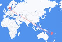 뉴 칼레도니아 누메아에서 출발해 스웨덴 론네비에게(으)로 가는 항공편