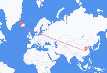 Flyg från Wuhan till Reykjavík