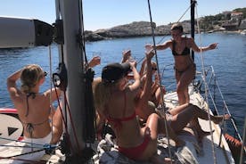 Hvar - Vela de dia inteiro em um iate - capitão amigável - pequeno grupo - almoço opcional