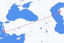 Lennot Aktausta, Kazakstan Lerosille, Kreikka