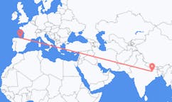 出发地 印度加雅目的地 西班牙桑坦德的航班