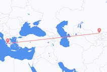 Flyreiser fra Tsjimkent, Kasakhstan til Patras, Hellas
