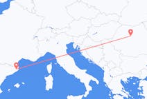 出发地 罗马尼亚Targu Mures目的地 西班牙赫罗纳的航班