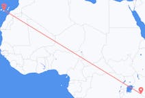 Vluchten van Kilimanjaro, Tanzania naar Las Palmas (ort i Mexiko, Veracruz, Tihuatlán), Spanje