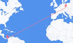 Vluchten van La Palma (ort i Mexiko, Guanajuato, Salamanca), Panama naar Praag, Tsjechië