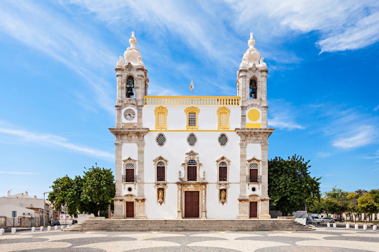 Photo of Carmo Church (Chapel of Bones) in Faro, Portugal.