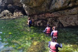 Aventura de caiaque: salto de penhasco, cavernas marinhas, mergulho com snorkel e almoço