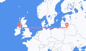 Flights from Lithuania to Northern Ireland