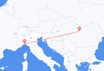 Flug frá Genúa til Cluj-Napoca