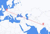 Flyreiser fra Biratnagar, Nepal til Maastricht, Nederland