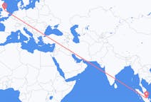 Flyreiser fra Jambi City, Indonesia til Leeds, England