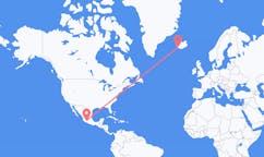 Flights from Uruapan to Reykjavík