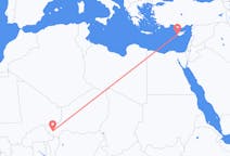 Flyreiser fra Niamey, til Páfos