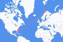 Flyrejser fra Nassau til Bardufoss