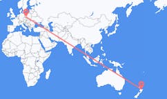 Flyrejser fra Whakatane, New Zealand til Wroclaw, Polen