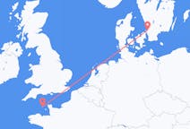 Flyrejser fra Angelholm til Guernsey
