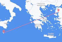 Flyreiser fra Edremit, til Malta
