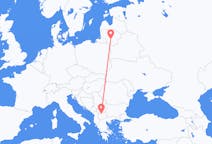 Flyg från Skopje till Kaunas
