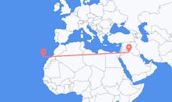 Flyreiser fra Arar, Saudi-Arabia til Santa Cruz de Tenerife, Spania
