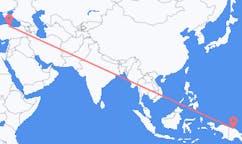 Lennot Wewakista, Papua-Uusi-Guinea Samsunille, Turkki