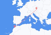 Flyreiser fra Casablanca, til Vienna