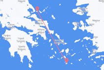 그리스 산토리니에서 출발해 그리스 스키아토스로(으)로 가는 항공편