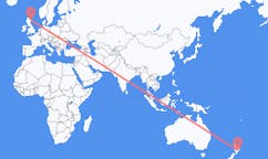 Flyg från Napier, Nya Zeeland till Aberdeen
