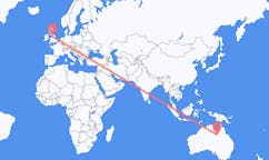Flyreiser fra Mount Isa (Queensland), til Manchester