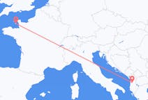 Flyrejser fra Saint Helier til Tirana