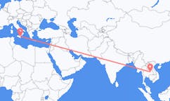 Flyreiser fra Roi Et Province, Thailand til Catania, Italia