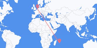 Flyreiser fra Mauritius til Nederland