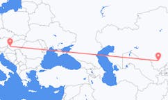Flights from Turkistan to Heviz