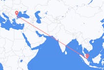 Flyrejser fra Singapore til Varna