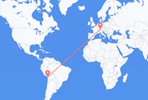 Flyrejser fra Tacna, Peru til Friedrichshafen, Tyskland