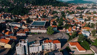 Photo of Roman bridge (Rimski Most) a bridge located in Ilidža, suburb of Sarajevo, the capital of Bosnia and Herzegovina.