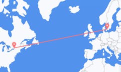 Flüge von Kingston, Kanada nach Kopenhagen, Dänemark