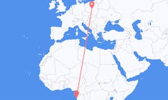 Flyreiser fra Port-Gentil, Gabon til Lodz, Polen