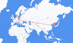 Flyreiser fra Jinju, til Vienna