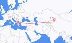 Flyreiser fra Aksu City, Kina til Patras, Hellas