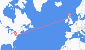 เที่ยวบินจากประเทศสหรัฐอเมริกาไปสกอตแลนด์