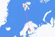 Flüge aus Spitzbergen, nach Jyvaskyla