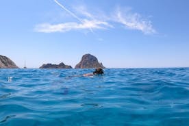 Ibiza Catamaran Cruise Es Vedrà Morgun eða sólsetur