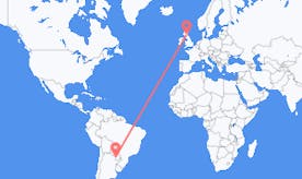 Flyreiser fra Paraguay til Skottland