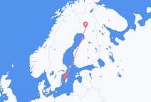 Loty z Visby (Dania), Szwecja do Rovaniemi, Finlandia
