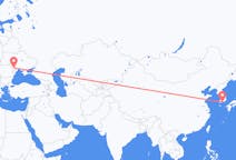 Flug frá Yeosu, Suður-Kóreu til Chișinău, Moldóvu