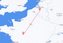 Flyreiser fra Brussel, Belgia til Tours, Frankrike
