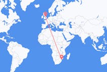 Flyreiser fra Maputo, Mosambik til Doncaster, England